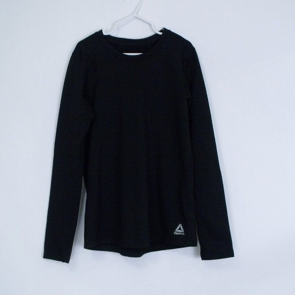 Reebok Boys Black Compression Shirt M 10-12